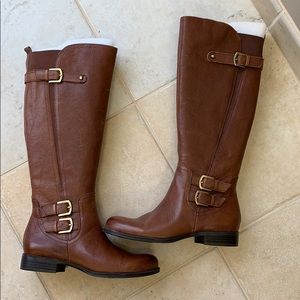 NWT Naturalizer Johanna Knee-High Boots, sz 6W